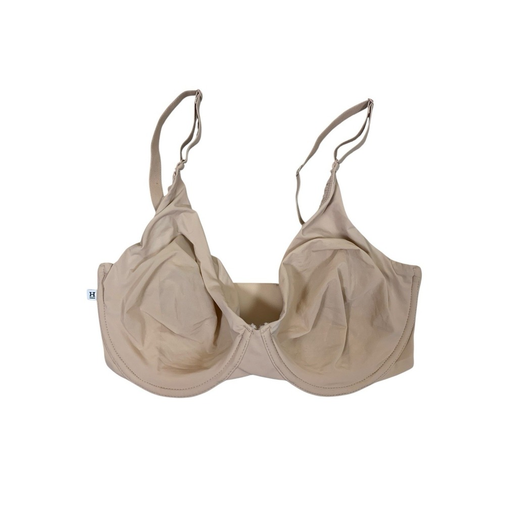 Harper‎ Wilde Beige Unlined Underwire Bra Everyday Comfort 32DDD 32F Nude
